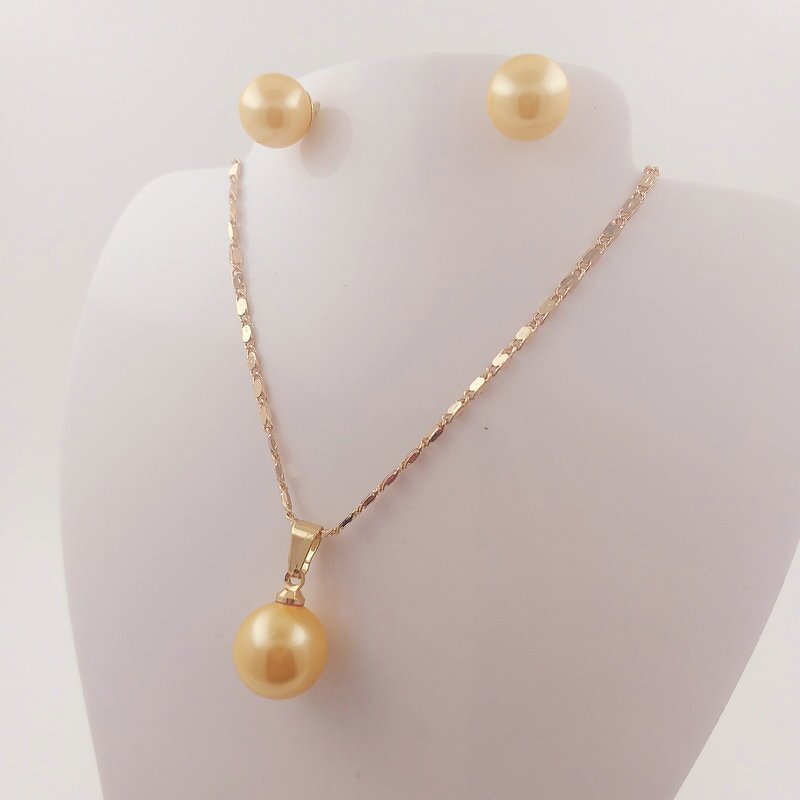 Stud Earring Pendant Pearl Set Manufacturer - Rainbow Colorful Black Light Pink Coffee Brown White Purple Silver Green Yellow Black Dark Grey