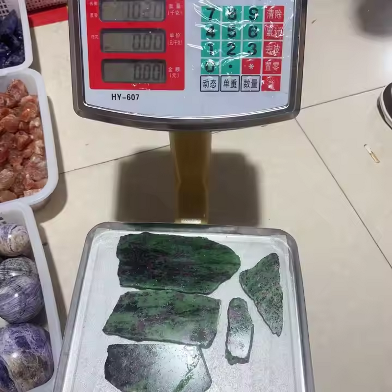 Ruby in Zosite Slice Manufacturer - Wholesale Natural Crystal Quartz Slab Gemstone for Decoration