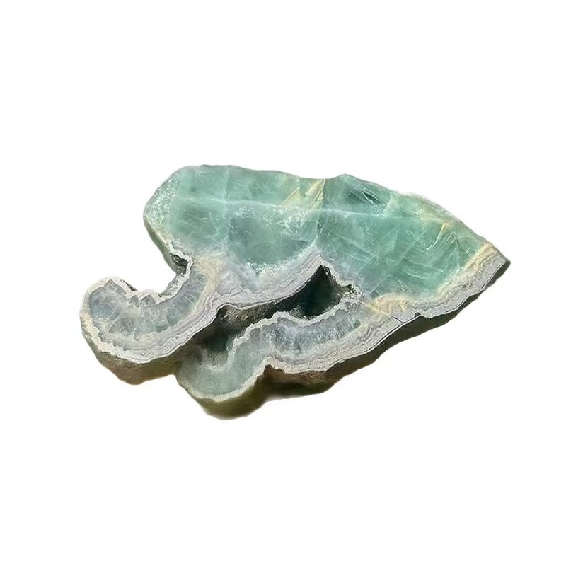 Fluorite & Iron Ore Ornament Manufacturer - Natural Symbiosis Desktop Decoration with Mascot Theme