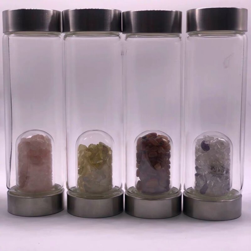 Glass Crystal Broken Water Bottle Manufacturer - Wholesale with Crystal Healing Energy