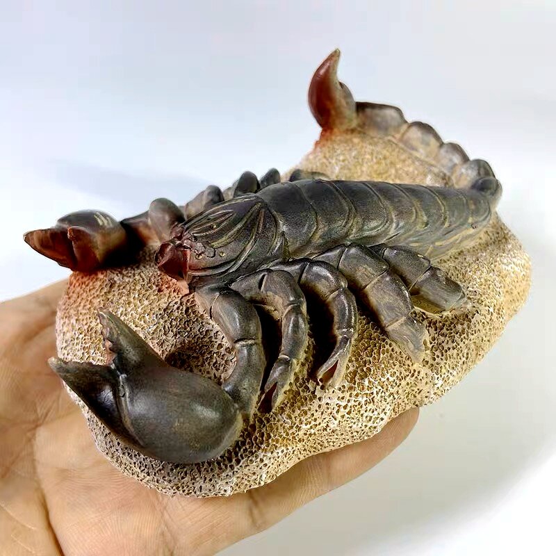 Crystal Ball Resin Crafts Manufacturer - Scorpion Ornaments for Furniture Desktop Office Small Scorpion Base