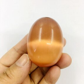 Orange Cat's Eye Stone Egg Manufacturer - Wholesale Shaped Specimen Gemstone Crystal Massage Yoni Egg