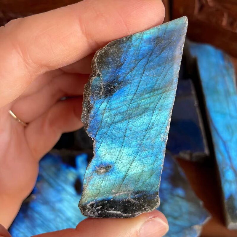Labradorite Slab Manufacturer - Wholesale Natural Raw Polished Rough Flash Slice for Meditation Souvenir