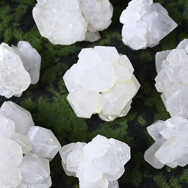White Crystal Cluster Manufacturer - Natural Raw Stone for Fish Tank Landscaping Home Decor Handcrafted Desktop Ornament