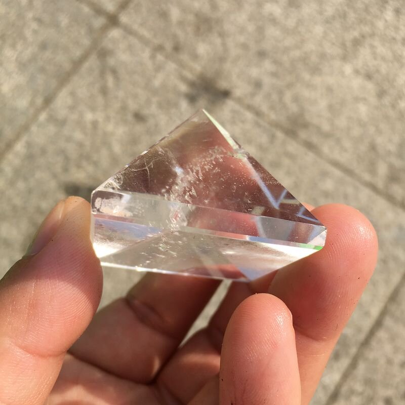 White Crystal Energy Pyramid Manufacturer - Natural High Quality Healing Gemstone Chakra