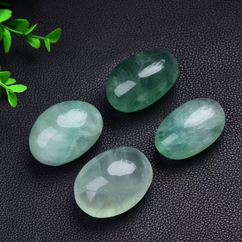 Green Fluorite Gravel Ornament Manufacturer - Natural Crystal Large Polished Granule Freeform Handheld for Home Decoration Gift