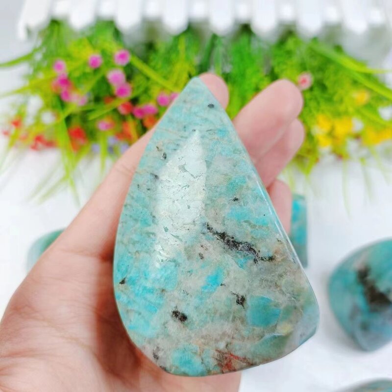 Amazonite Flame Stone Manufacturer - High Quality Hand Carved Wholesale Natural Crystal for Home Decoration