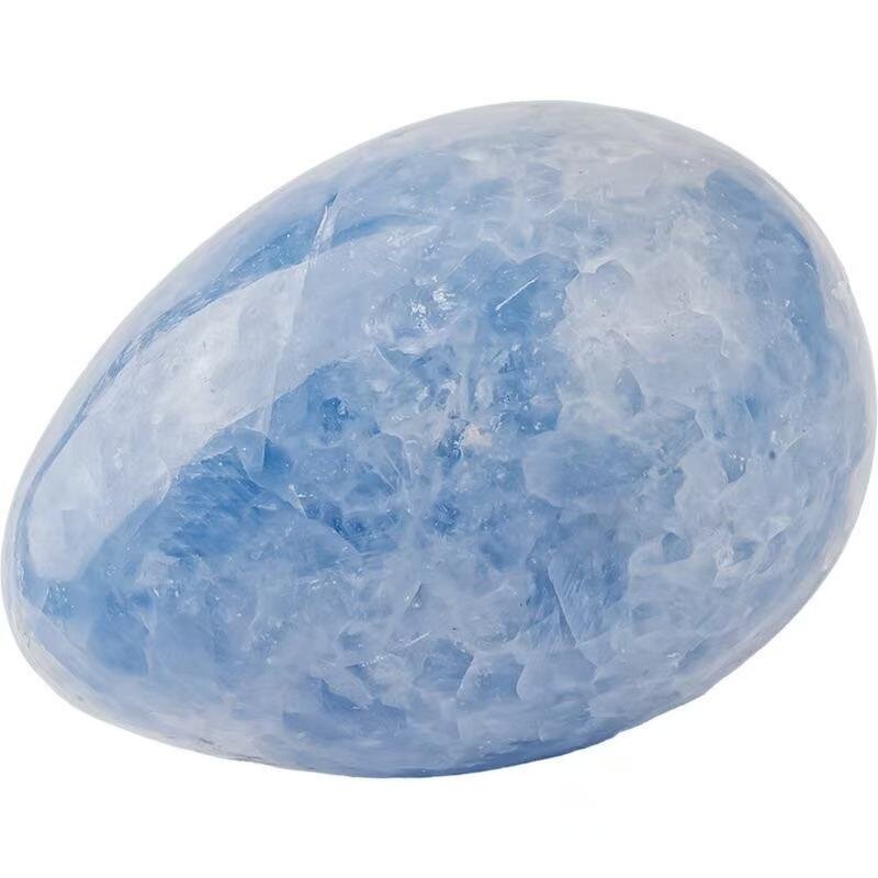 Egg-Shaped Celestite Raw Stone Manufacturer - Natural Lucky Mineral Specimen for Home Decoration