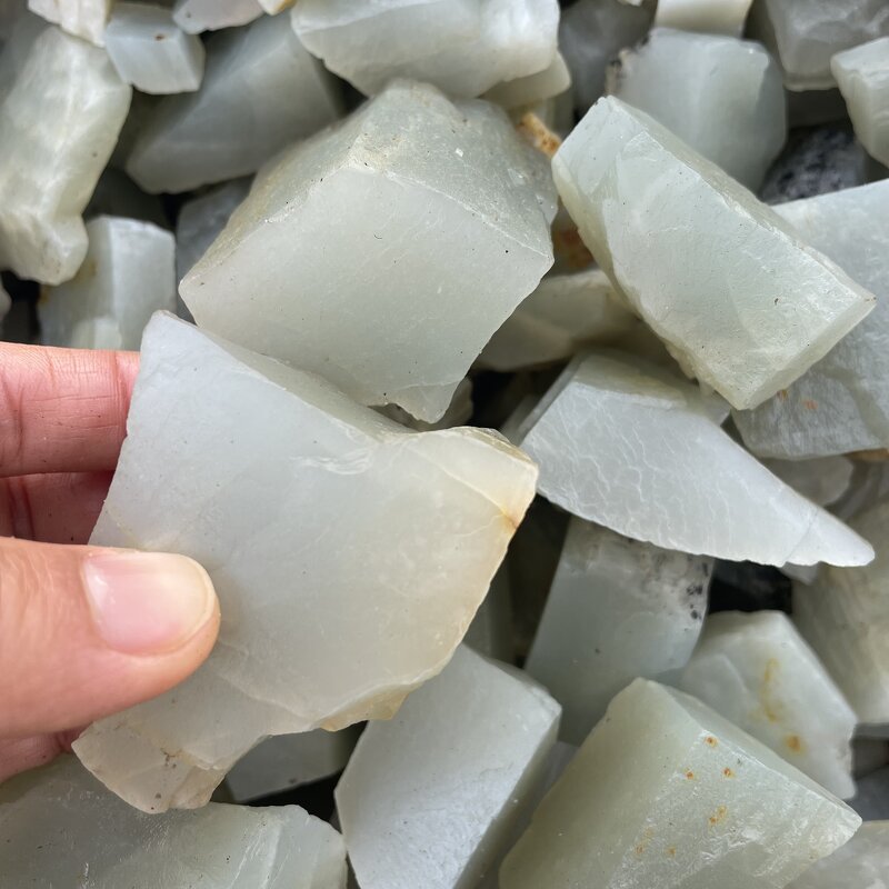 Grey Green Moonstone Raw Crystal Manufacturer - Rare Natural Wholesale Rough Moonstone Quartz