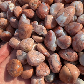 Pink Agate Tumble Manufacturer - Wholesale Natural High Quality Healing Crystal Quartz Polished for Fengshui Home Decoration