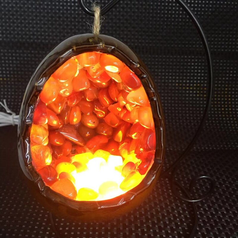 Energy Dinosaur Egg USB Lamp Manufacturer - Hot Sale Fashion Amethyst Crystal Cluster Led Night for Home Decoration