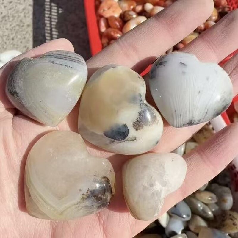 Dendritic Agate Crystal Quartz Manufacturer - Wholesale Natural Factory Price Heart Healing for Fengshui Decoration Rough