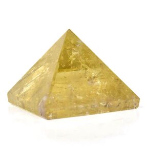 Yellow Crystal Healing Pyramid Manufacturer - Wholesale Natural Clear Citrine for Decoration
