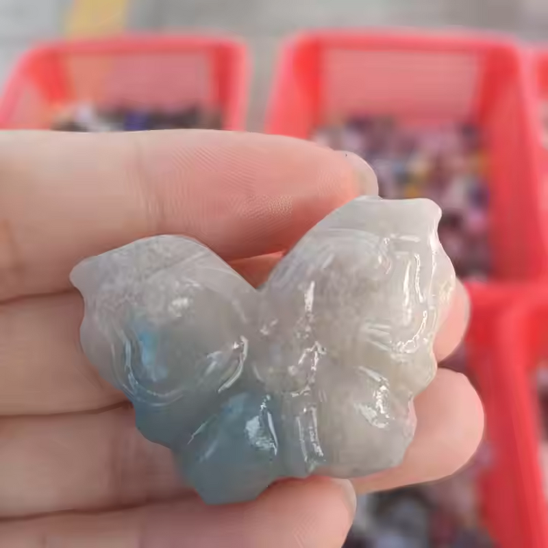 Quartz Butterfly Craft Manufacturer - High Quality Natural Crystal Colorful for Decoration Mixed Material Wholesale Healing