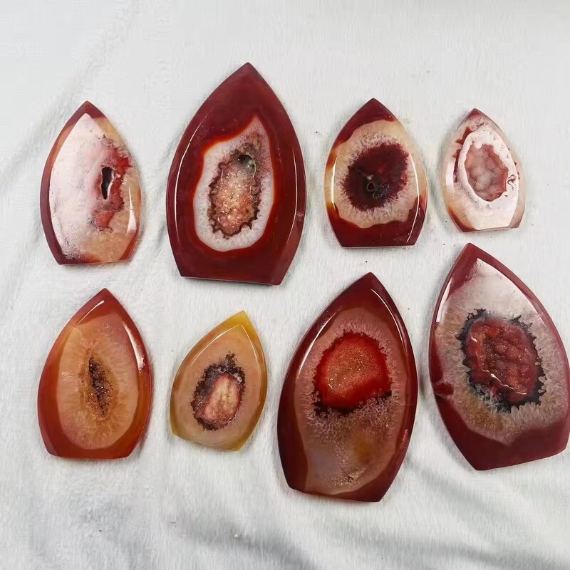 Carnelian Cluster Ornament Manufacturer - Europe Hot Sale Natural Sardonyx Geode for Home Decoration