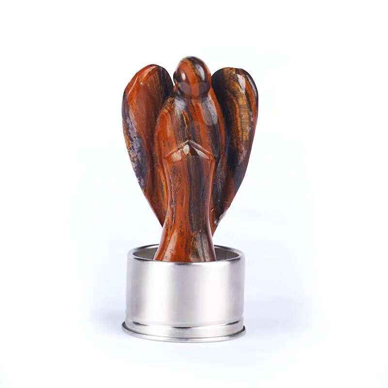 Tiger Eye Stone Crystal Water Bottle Manufacturer - Mass Sales Chakra Quartz Carving Angel