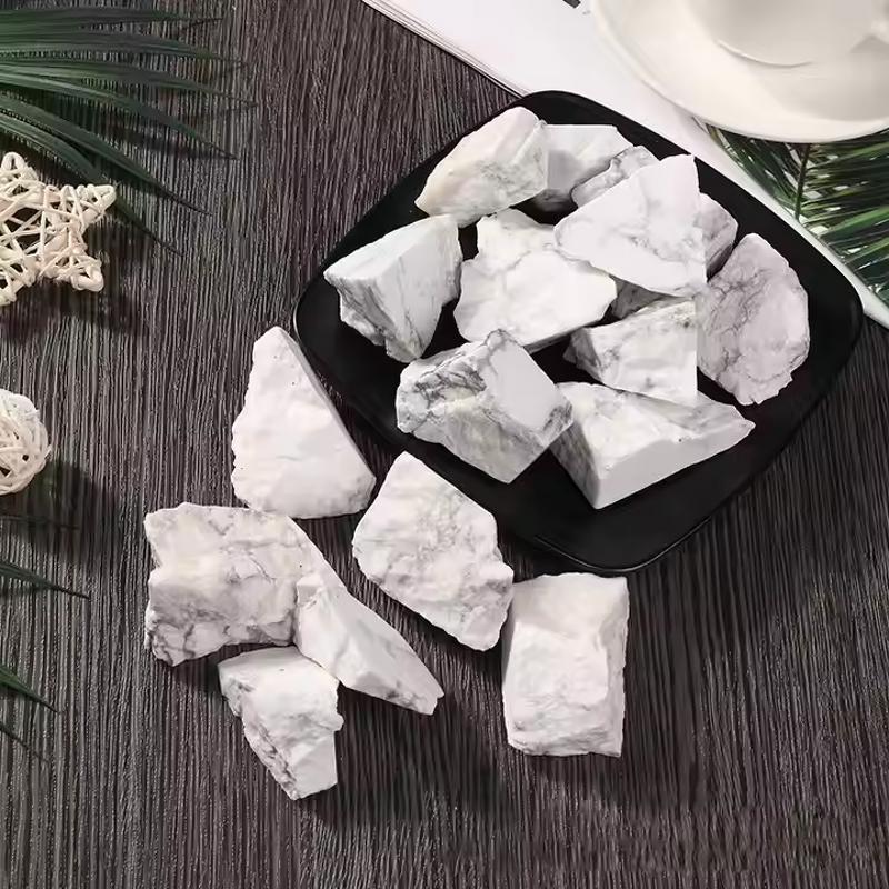 White Crystal Rock Manufacturer - Wholesale Bulk Natural Raw Healing Stone Craft