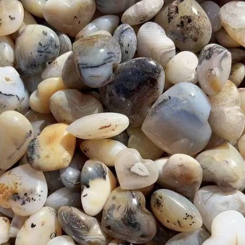 Dendritic Agate Crystal Quartz Manufacturer - Wholesale Natural Factory Price Heart Healing for Fengshui Decoration Rough