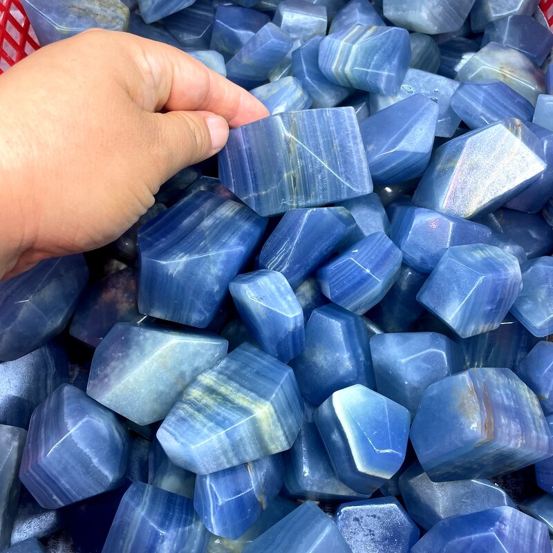 Crystal Freeform Manufacturer - Wholesale Natural Hand Made Blue Onyx for Gift