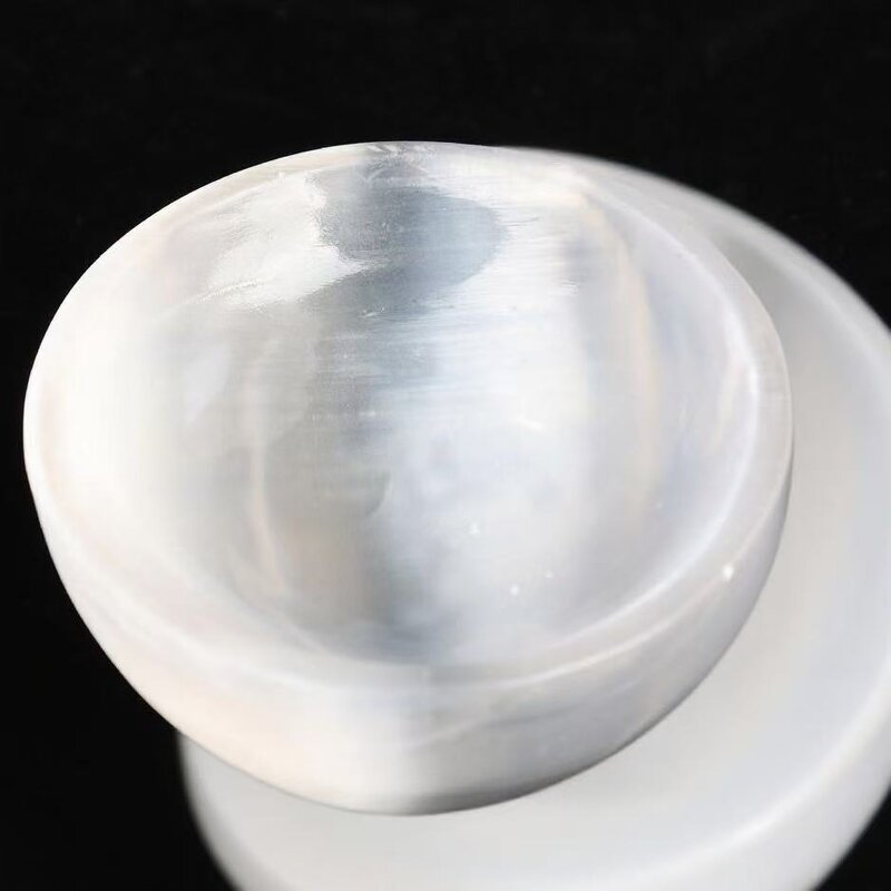 Selenite Crystal Bowls Manufacturer - Natural Translucent Multi-Shaped Unique Craft Pieces