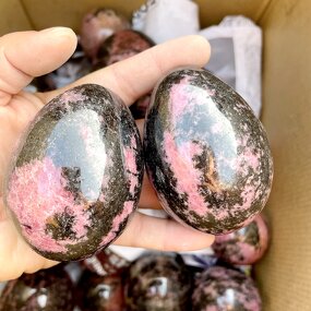 Pink Rhodonite Yoni Eggs Manufacturer - Wholesale Natural Gemstone for Exercise
