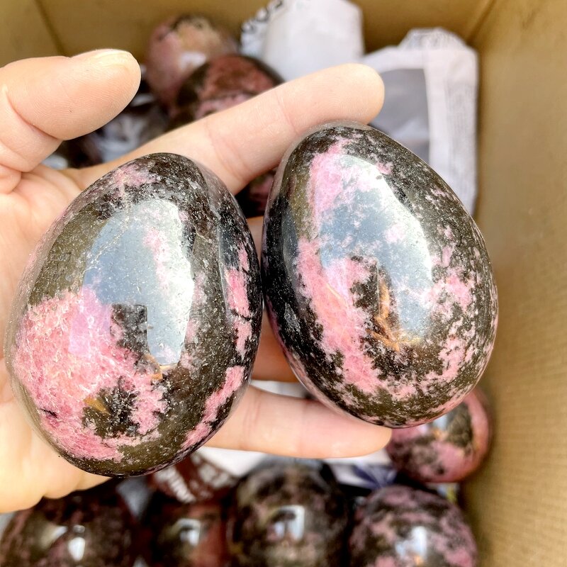 Pink Rhodonite Yoni Eggs Manufacturer - Wholesale Natural Gemstone for Exercise