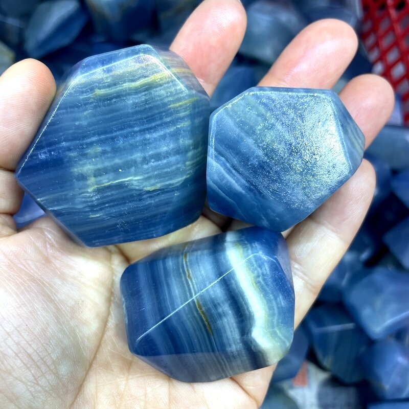 Crystal Freeform Manufacturer - Wholesale Natural Hand Made Blue Onyx for Gift