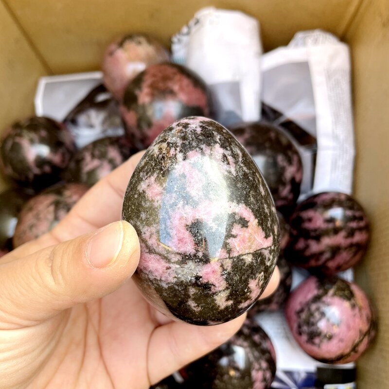 Pink Rhodonite Yoni Eggs Manufacturer - Wholesale Natural Gemstone for Exercise