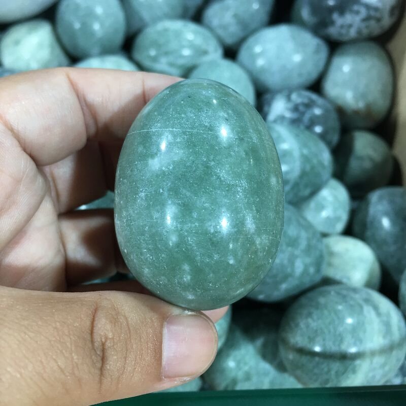 Green Jade Quartz Yoni Egg Manufacturer - Wholesale Effective Healing Crystal Stone for Women Massage