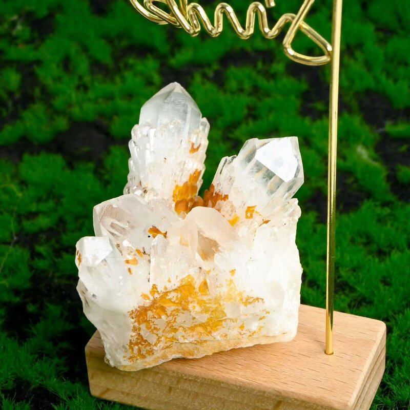 Raw Crystal Cluster Pineapple Manufacturer - Natural Skeletal Clear Quartz Scepter
