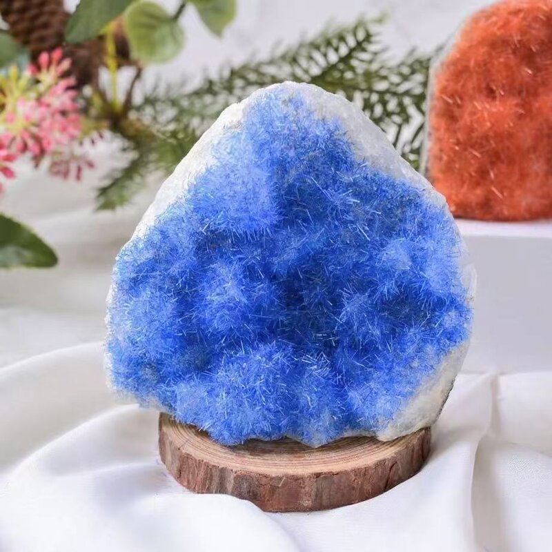 Crystal Clusters Needle Ornament Manufacturer - Natural Colored Fuzzy Needle for Feng Shui Decorative