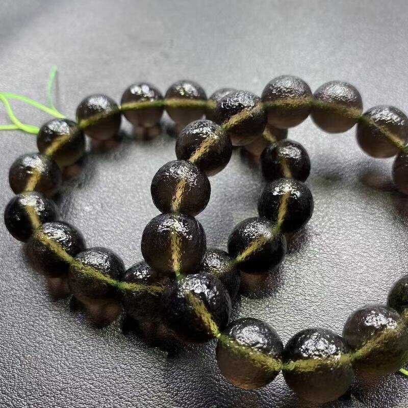 Crystal Meteorite Jewelry Bracelets Manufacturer - Wholesale Large Handmade Natural Sirius Meteorite Frosted Finish