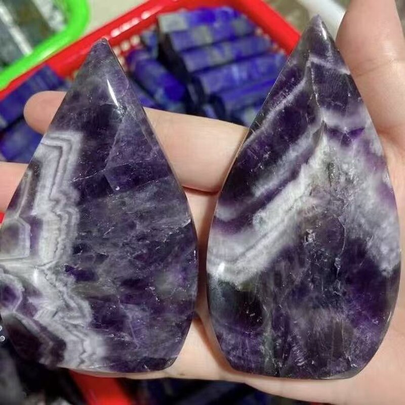 Amethyst Teardrop Crystal Craft Manufacturer - Wholesale Natural Quartz Freeform for Ornament Decoration Meditation