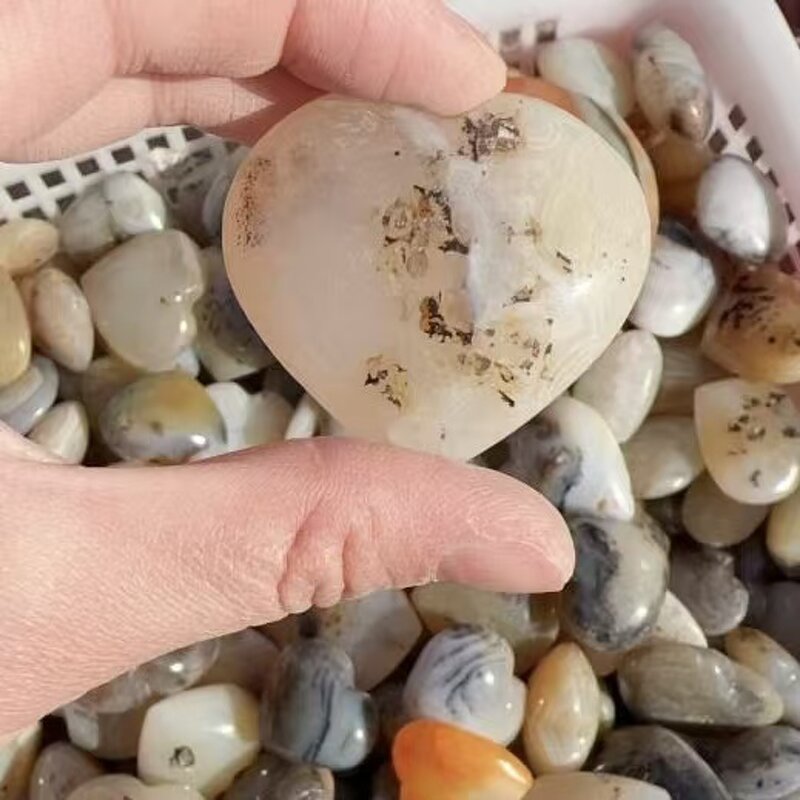 Dendritic Agate Crystal Quartz Manufacturer - Wholesale Natural Factory Price Heart Healing for Fengshui Decoration Rough