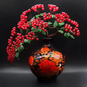 Carnelian Money Tree Manufacturer - Wholesale Natural High Quality Lucky Tree Ceramic Basin Feng Shui Flower Theme