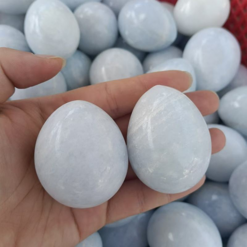 Blue Celestite Egg Manufacturer - Wholesale Natural Healing Crystal Quartz High Quality for Decorative Craft