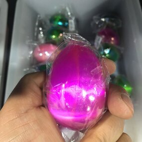 Electroplating Selenite Egg Manufacturer - Wholesale Natural Healing Crystal Quartz Stone Carved for Feishui Decoration
