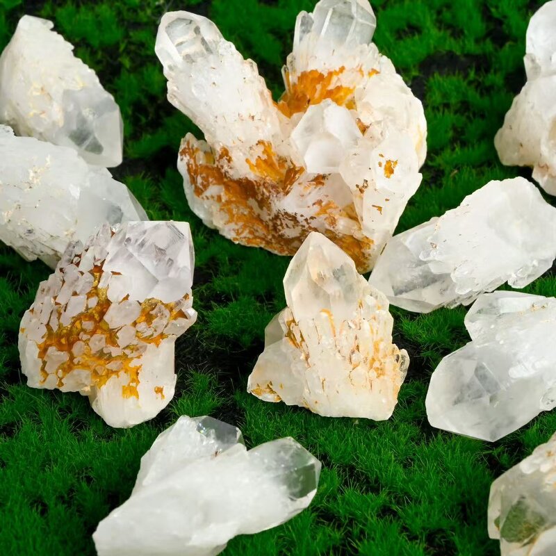 Raw Crystal Cluster Pineapple Manufacturer - Natural Skeletal Clear Quartz Scepter