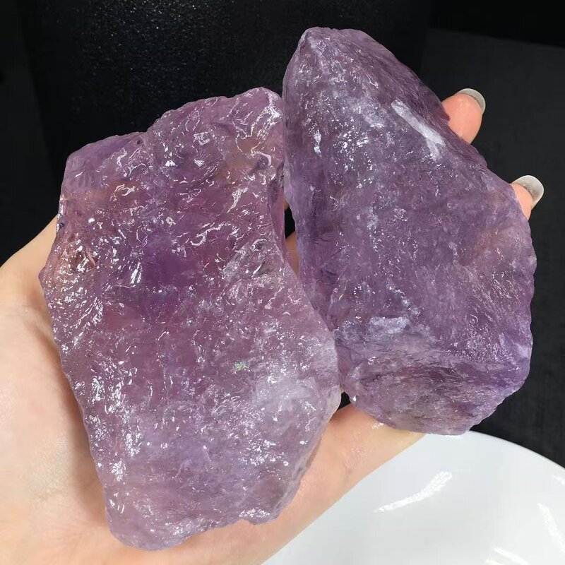 Brazilian Amethyst Ore Stone Manufacturer - Natural 2-5cm for Children's Teaching Ornament Handcrafted