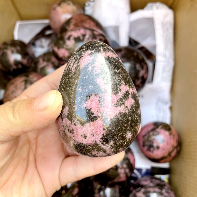Pink Rhodonite Yoni Eggs Manufacturer - Wholesale Natural Gemstone for Exercise