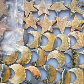 Quartz Crystal Bumblebees Jasper Manufacturer - Wholesale Natural Moon and Star Healing Craft for Decorative Purpose