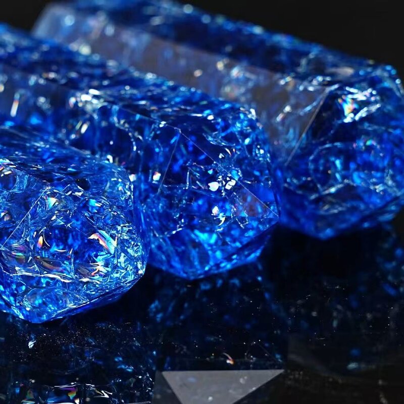 Blue Crackle Quartz Hexagonal Prism Manufacturer - Natural Crystal Raw Stone for Home Office Decoration Gift