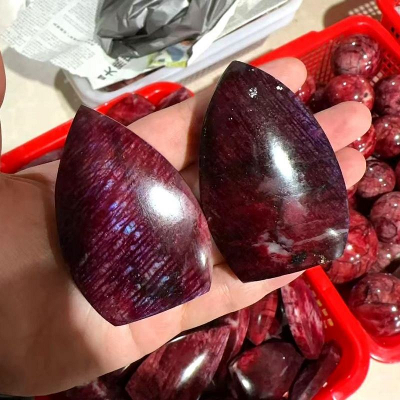 Red Dyed Moonstone Freeform Manufacturer - Wholesale Bulk Healing Crystals for Home Reiki Craft Decorative