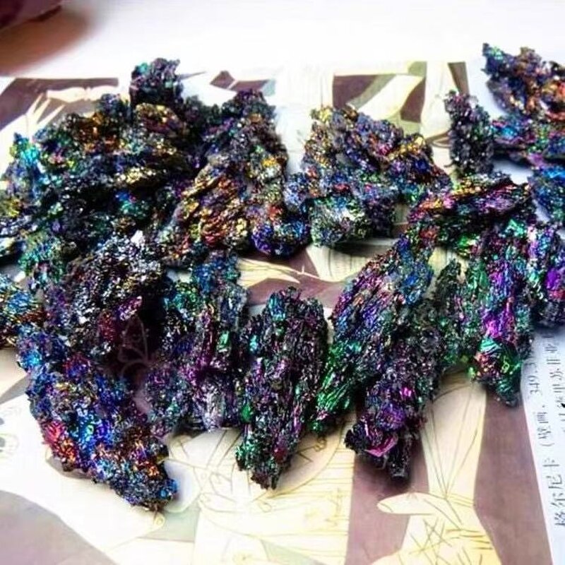 Silicon Carbide Ore Specimen Manufacturer - Natural Crystal Colorful Fish for Tank Landscaping Decorative Stone