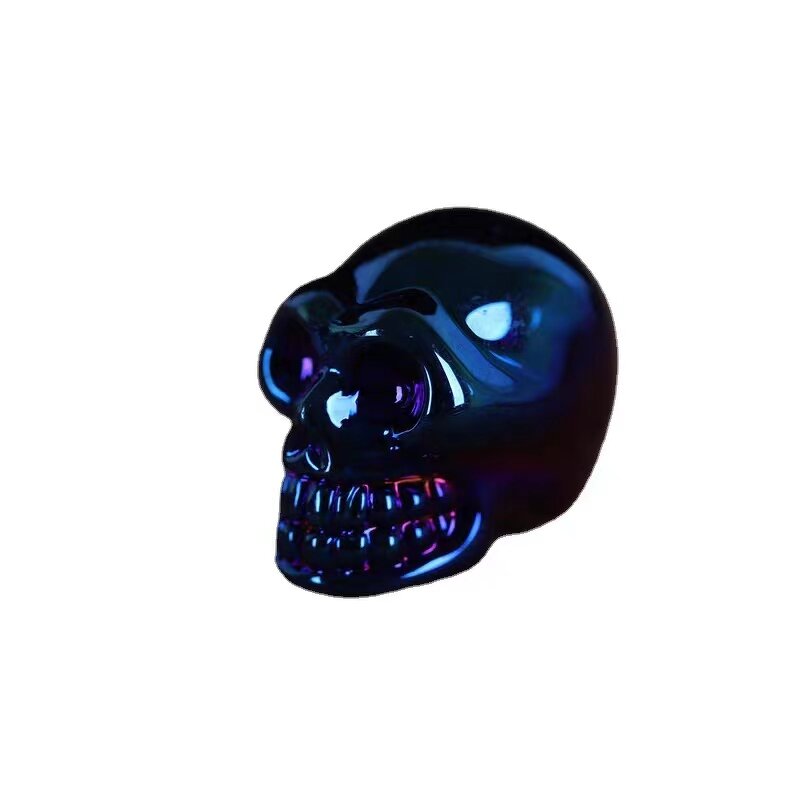 Electroplating Aura Crystal Skulls Manufacturer - Wholesale Natural Hand Carved