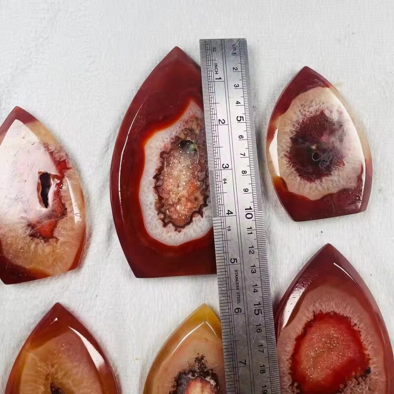 Carnelian Cluster Ornament Manufacturer - Europe Hot Sale Natural Sardonyx Geode for Home Decoration