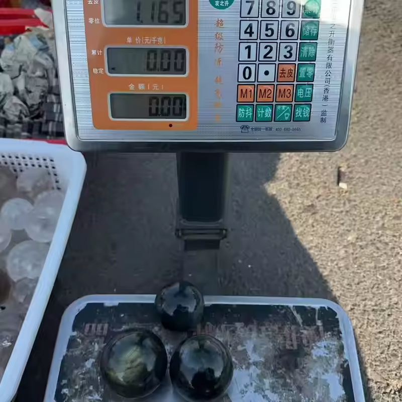 Labradorite Sphere Manufacturer - Hot Selling Polished Blue Flash Ball for Healing Decoration Feng Shui Mascot Wholesale