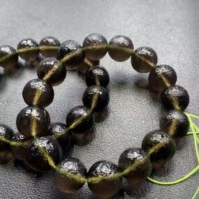 Crystal Meteorite Jewelry Bracelets Manufacturer - Wholesale Large Handmade Natural Sirius Meteorite Frosted Finish