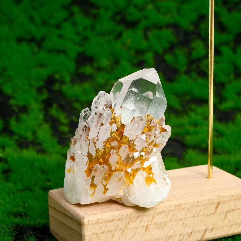 Raw Crystal Cluster Pineapple Manufacturer - Natural Skeletal Clear Quartz Scepter