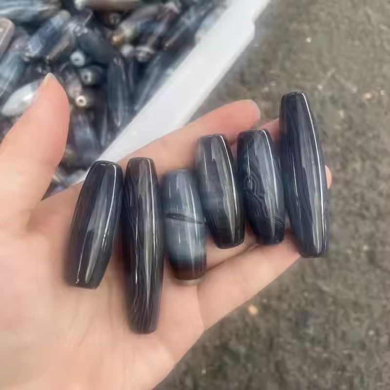 Agate Beads Manufacturer - Wholesale Natural Healed Crystal Quartz DIY Decorative Pendants Bracelet Accessories